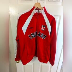 Men's Umbro England Zip Up Track Jacket